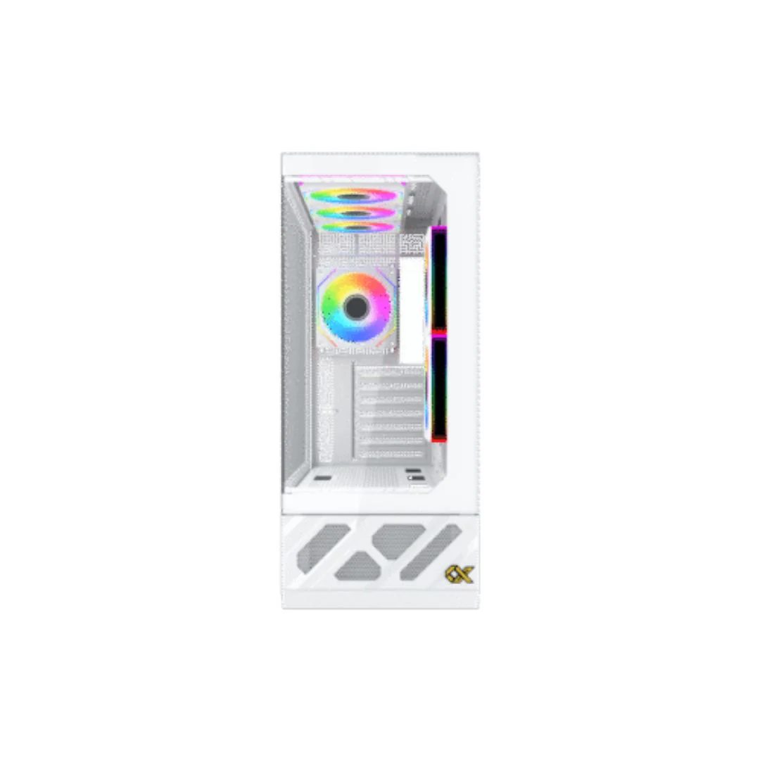 Xigmatek Alphard Pro Arctic Mid Tower Case - White - Image 3