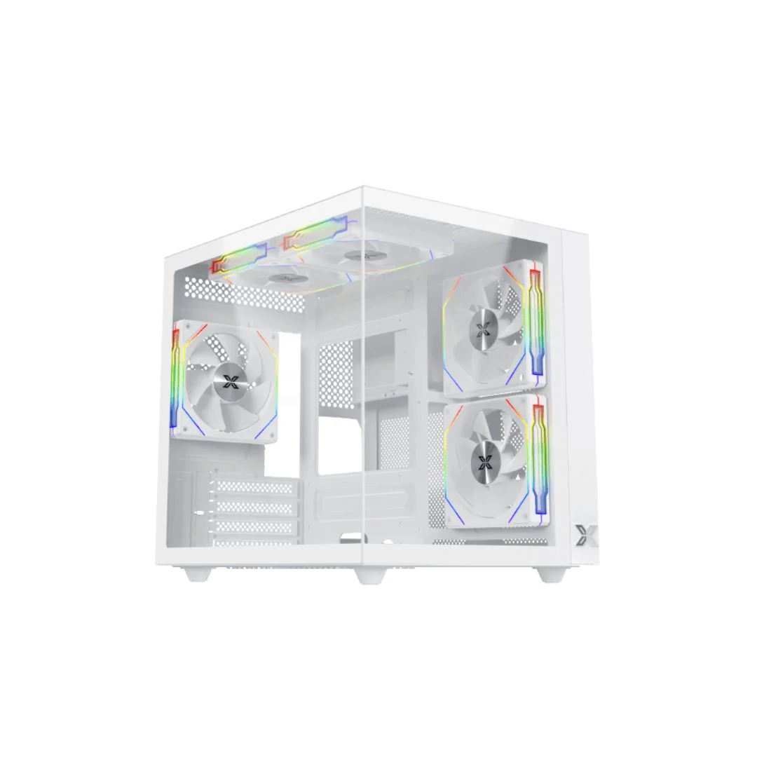 Xigmatek Aqua M Lite Arctic Micro Tower Case - White