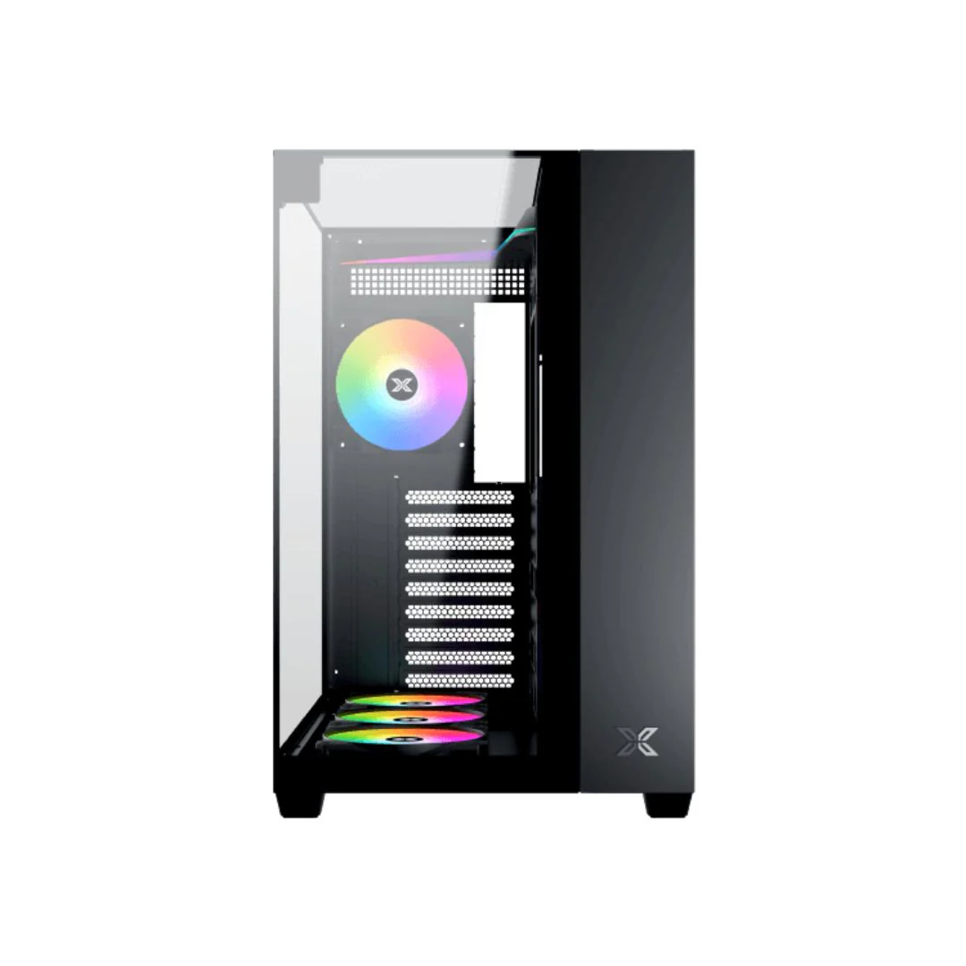 Xigmatek Aqua V Mid Tower Case - Black - Image 3