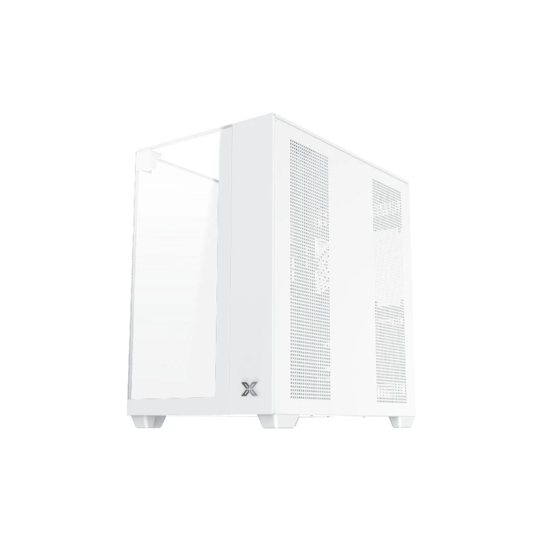 Xigmatek Aqua V Mid Tower Case - Arctic White - Image 4
