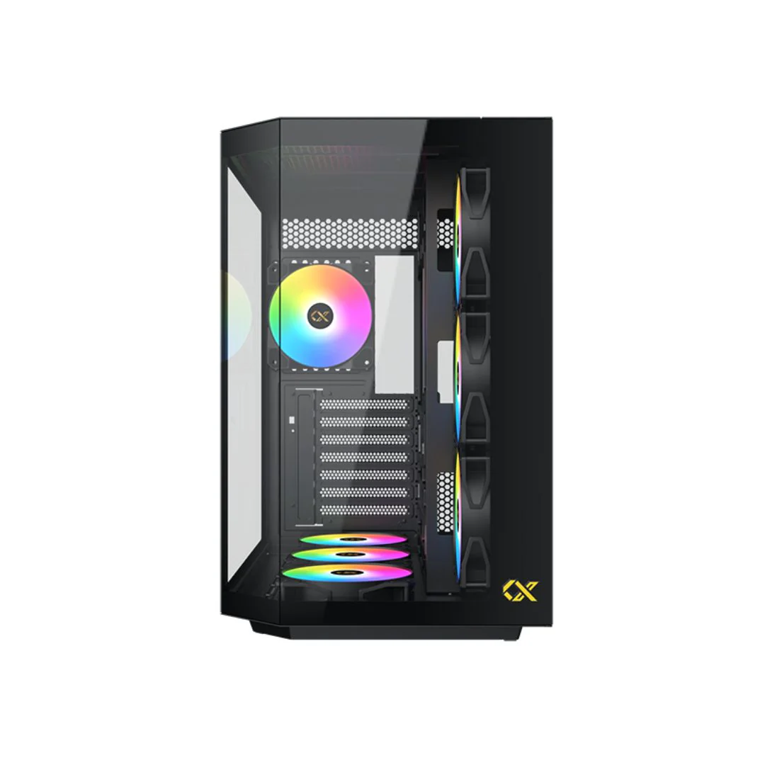 Xigmatek CUBI II  Glass, Mid Tower Case - Black - Image 2
