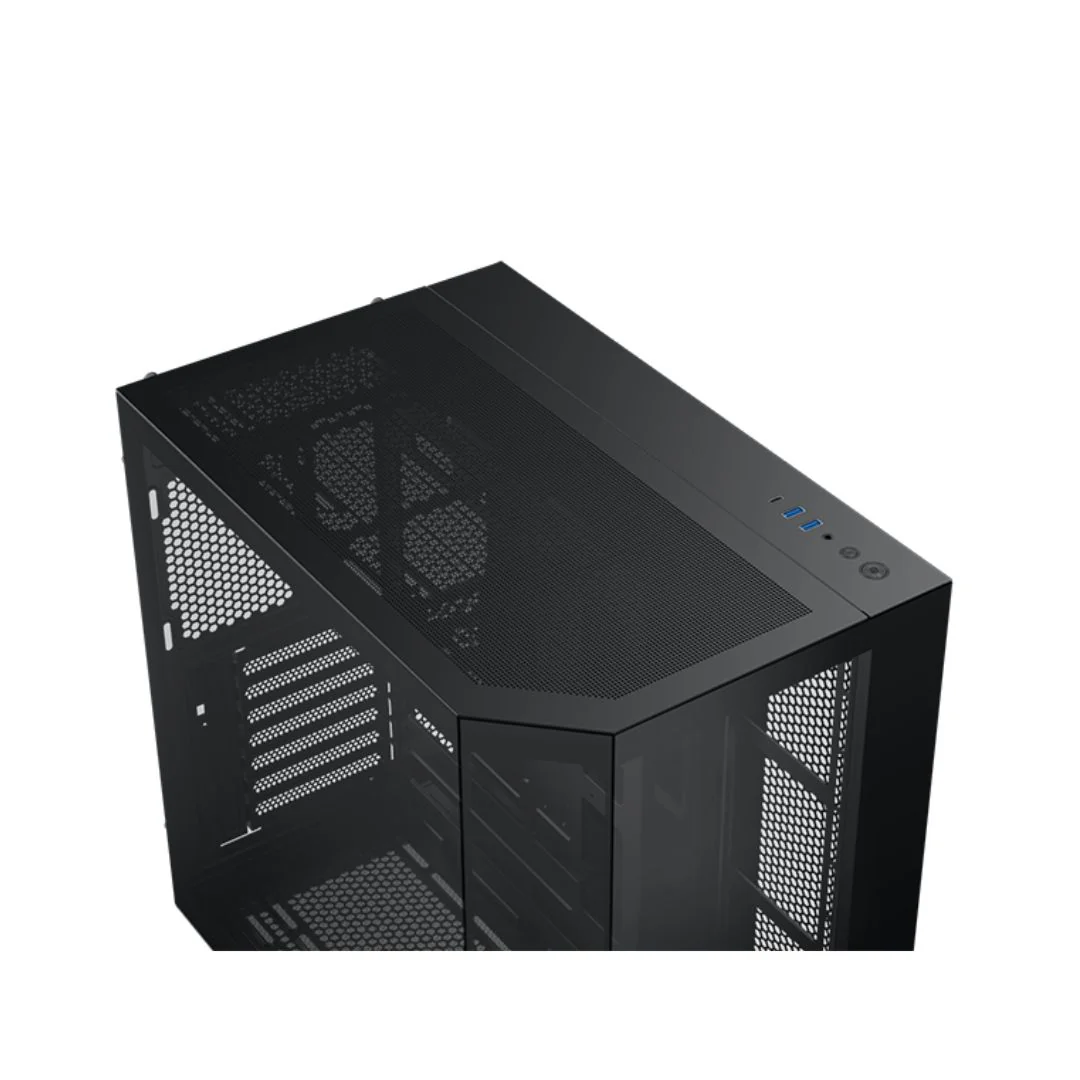 Xigmatek CUBI II  Glass, Mid Tower Case - Black - Image 4