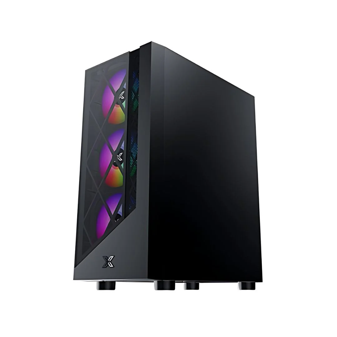 Xigmatek Duke, 4 Fan RGB Mid Tower Case - Black - Image 2