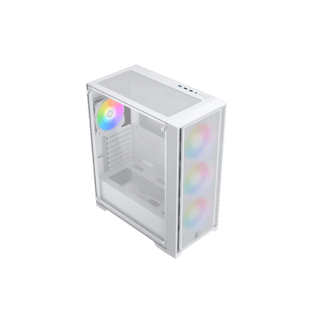Xigmatek Gaming X II RGB Arctic Mid Tower Case - White - Image 2