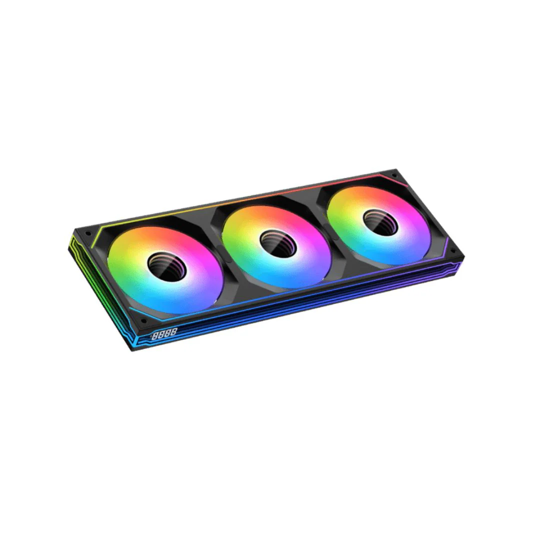 XIGMATEK INFINITY SF360 Digital 120mm 3-Fan Pack - Black