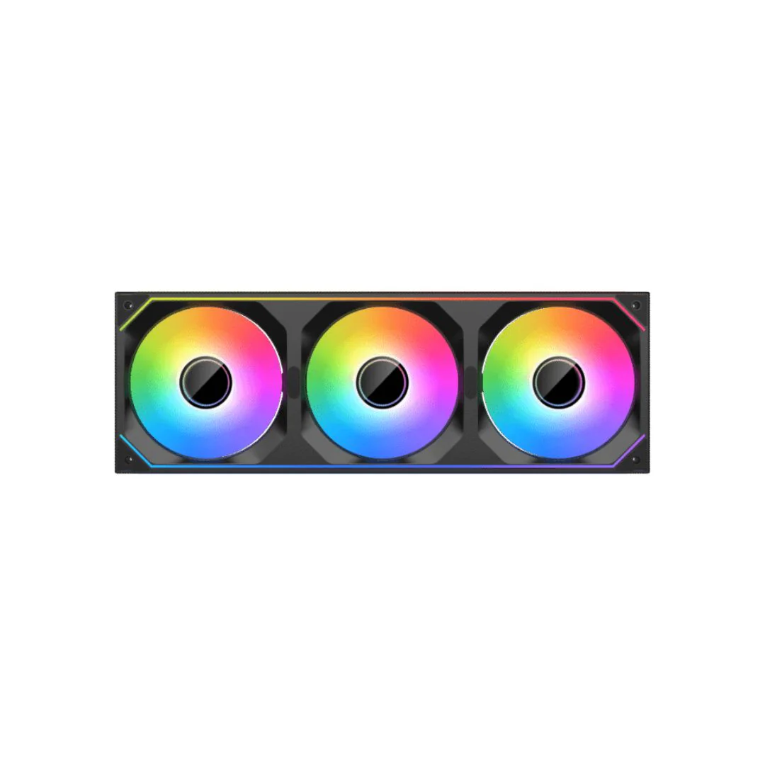 XIGMATEK INFINITY SF360 Digital 120mm 3-Fan Pack - Black - Image 2