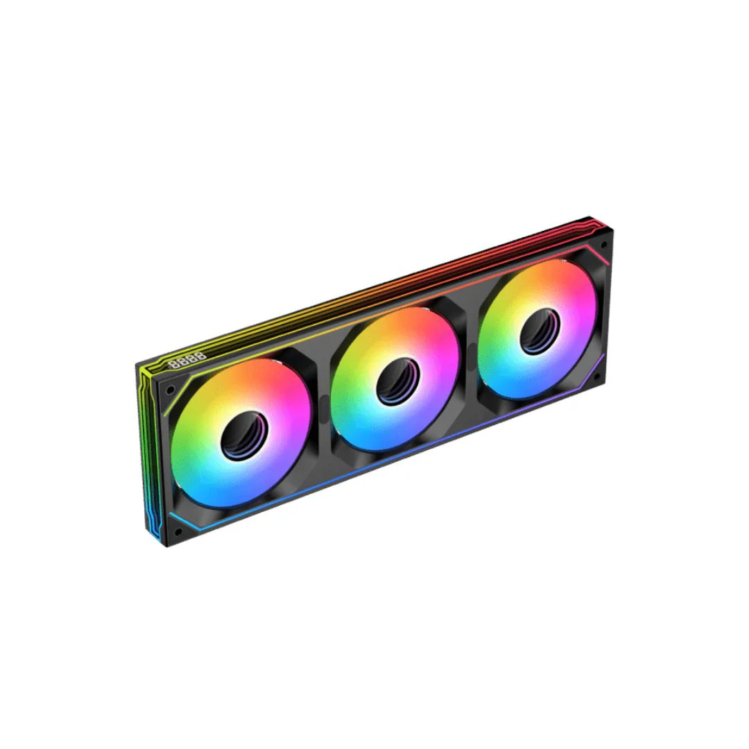 XIGMATEK INFINITY SF360 Digital 120mm 3-Fan Pack - Black - Image 3