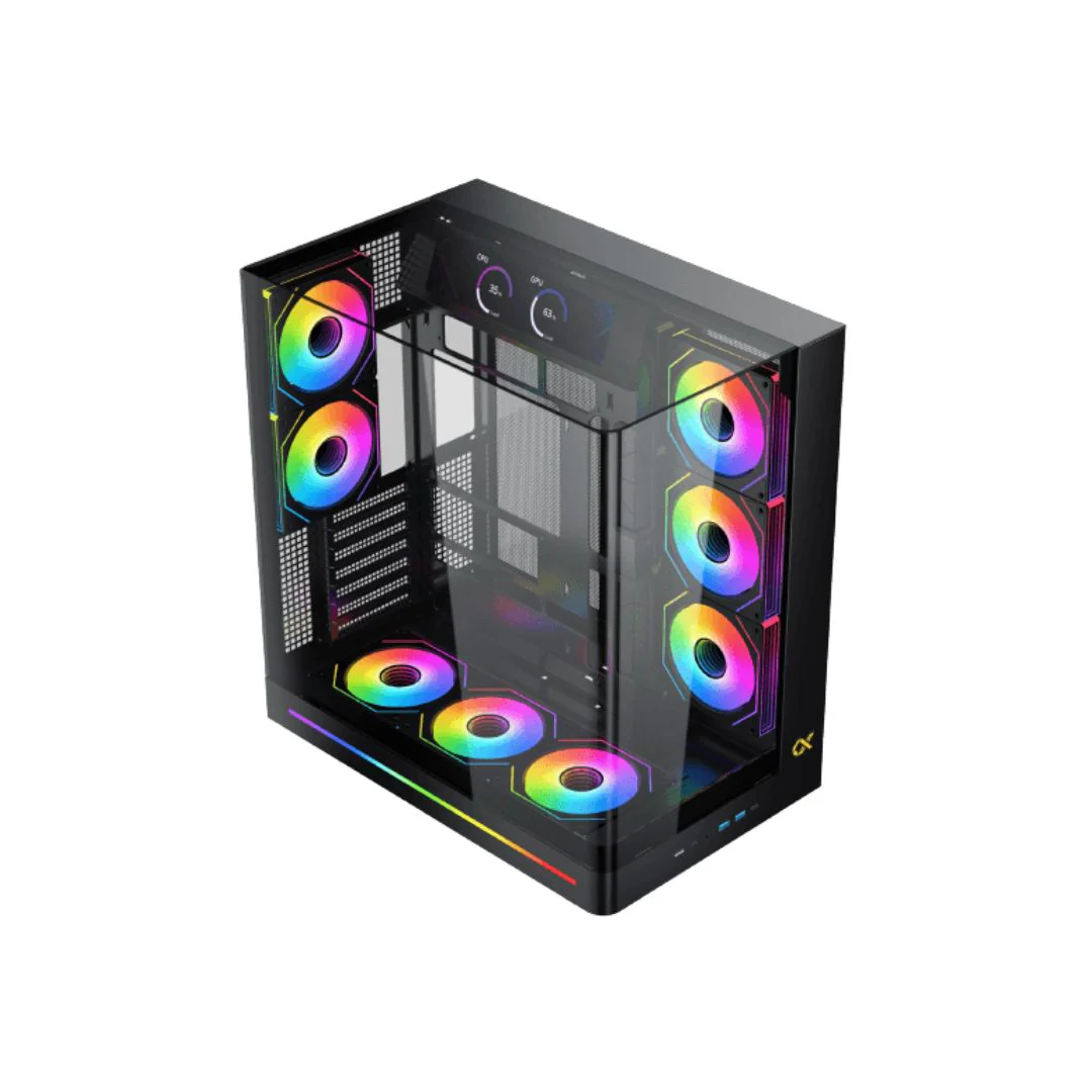 Xigmatek Pano II Mid Tower Case - Black - Image 2