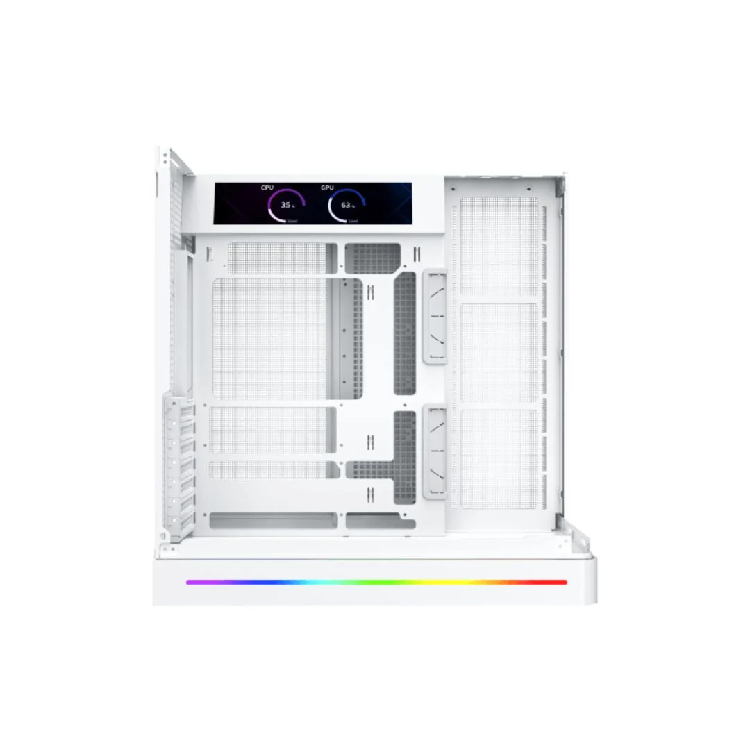 Xigmatek Pano II Arctic Mid Tower Case - White - Image 4