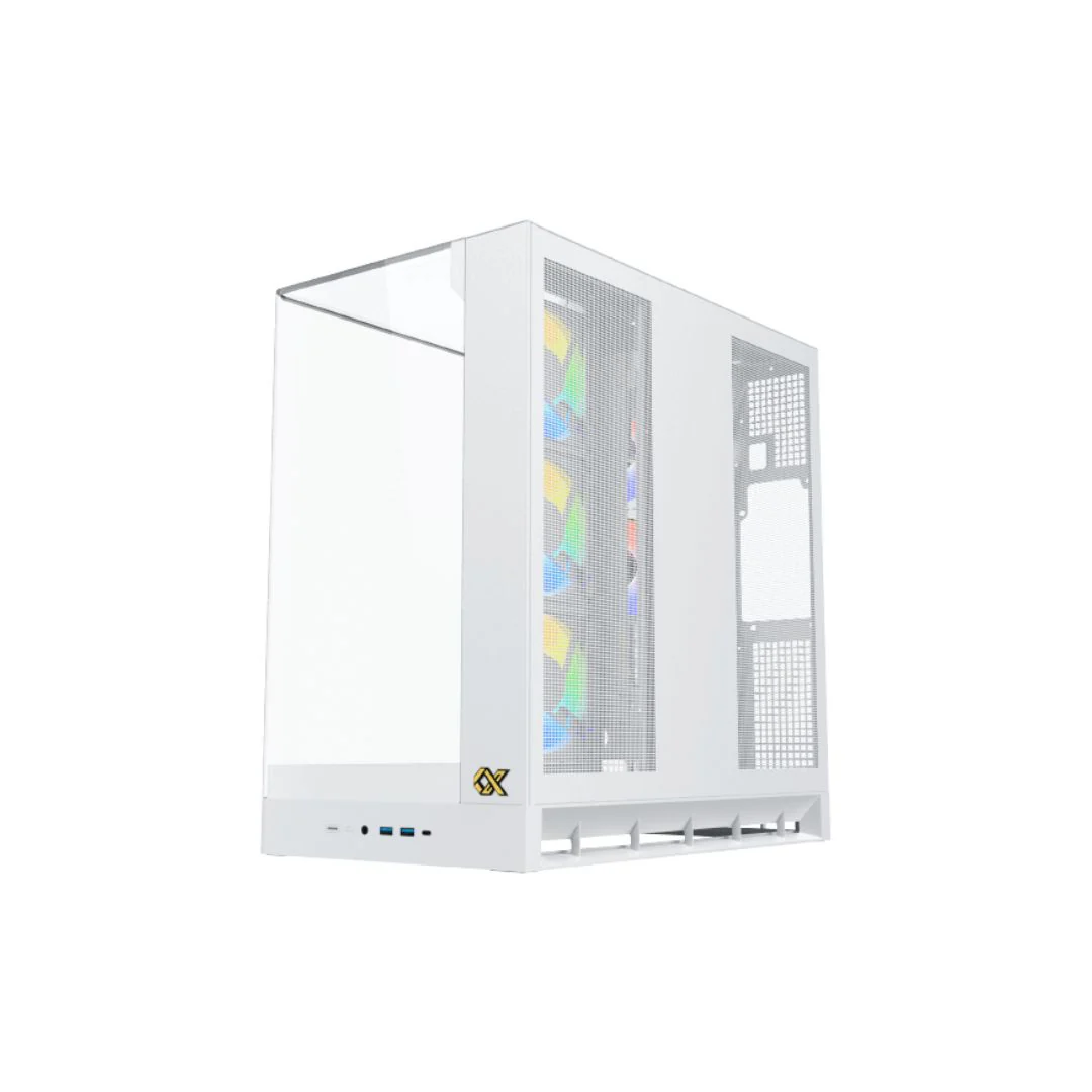 Xigmatek Pano II Arctic Mid Tower Case - White - Image 5